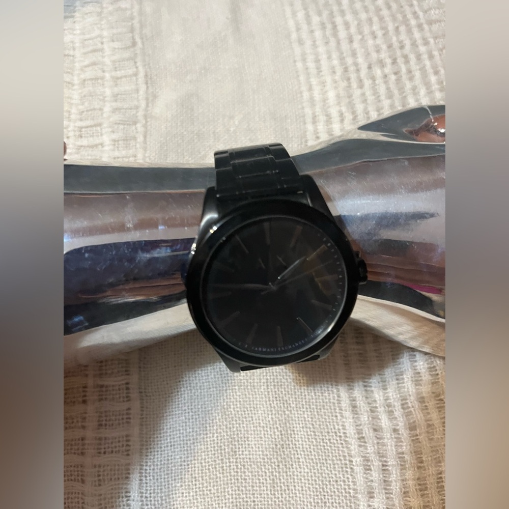 Armani Exchange A/X Black Stainless Steel Case & Bracelet Men’s Watch AX2322 - Picture 6 of 17